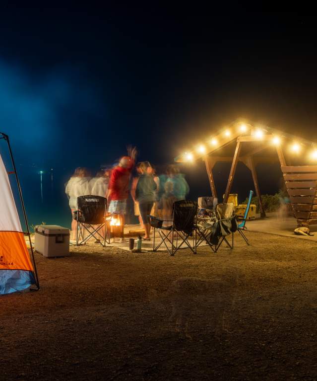 Camping at Alcova Reservoir