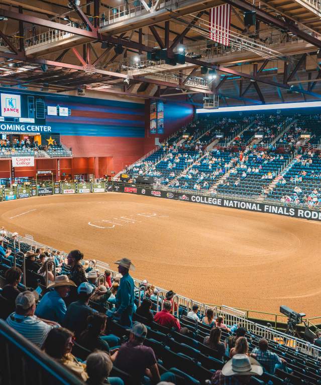 View of the arena at CNFR 2025