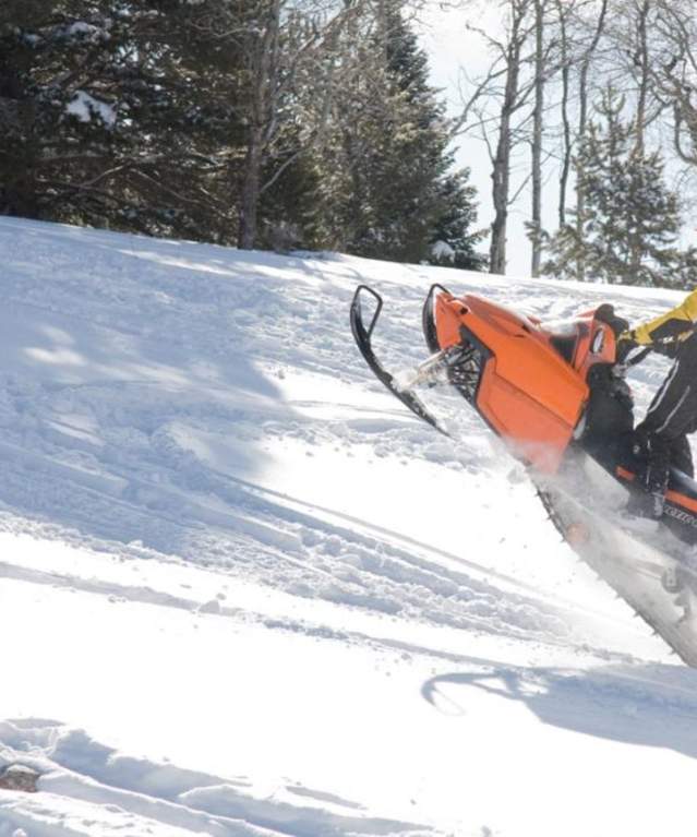 Snowmobiling