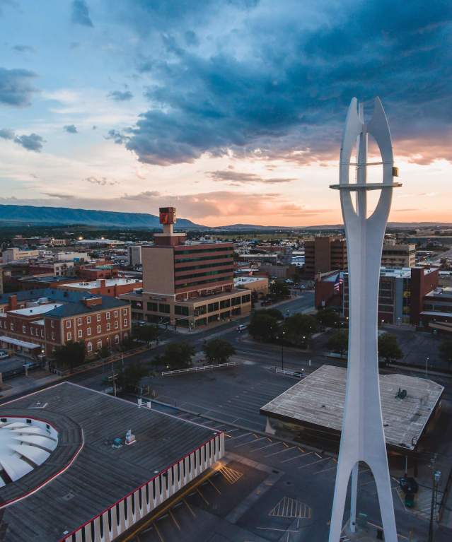Scenic Sunset View of Casper Wyoming