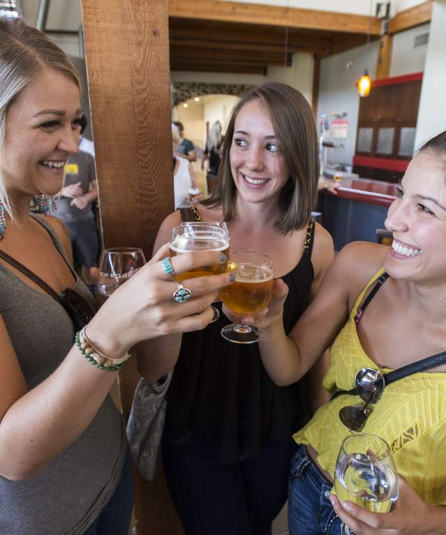 Girlfriend Getaway beer cheer