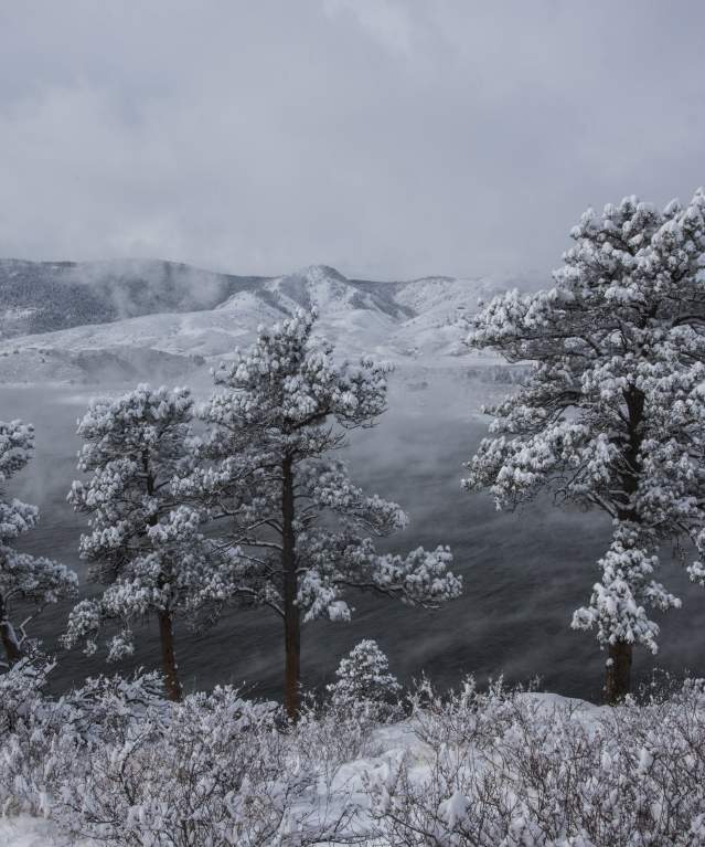 Horsetooth Winter Snow