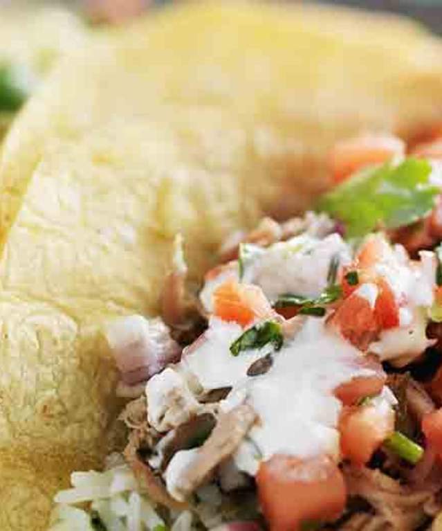 tacos on a plate