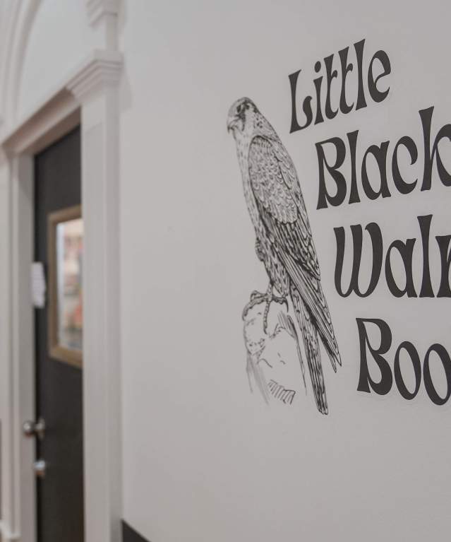 Little Black Walnut Books store in The Shirt Factory
