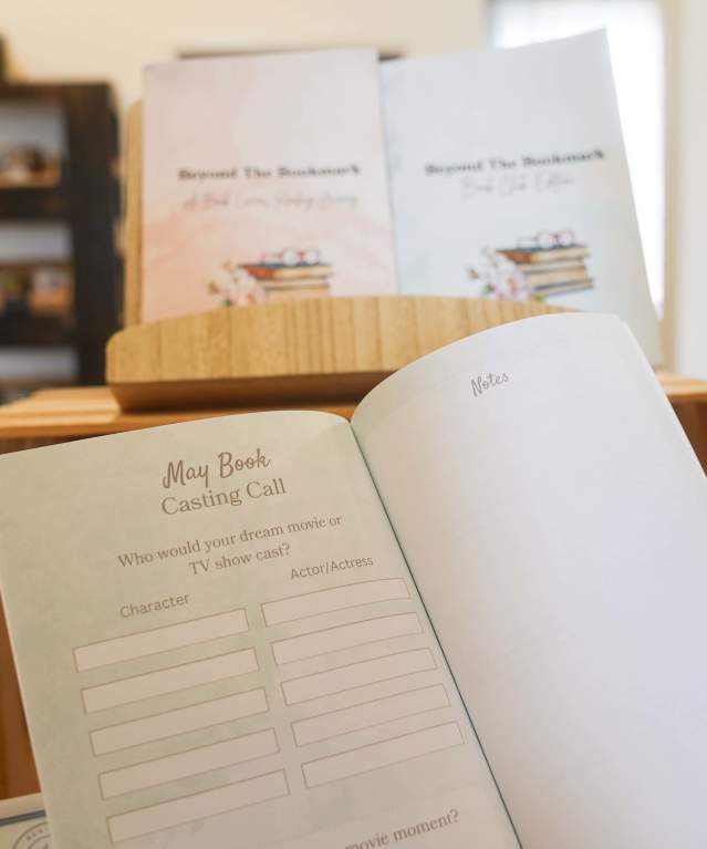 Book journal at Besties Beyond the Bookmark