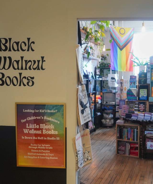 Entrance to Black Walnut Books