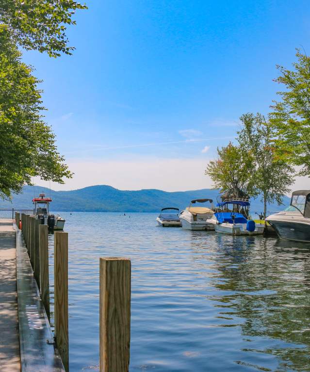 Boats at a Boat Launch