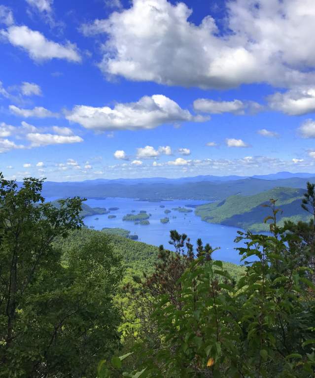 View from Black Mountain of Lake George