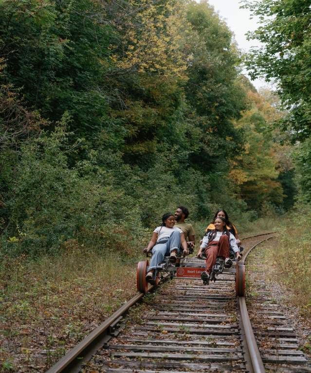 Family railbiking