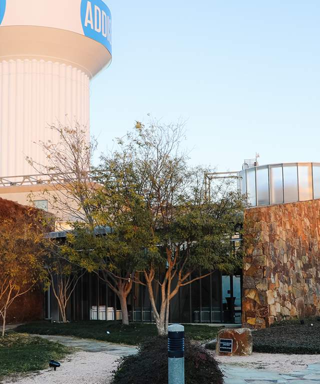 Addison Theatre Courtyard
