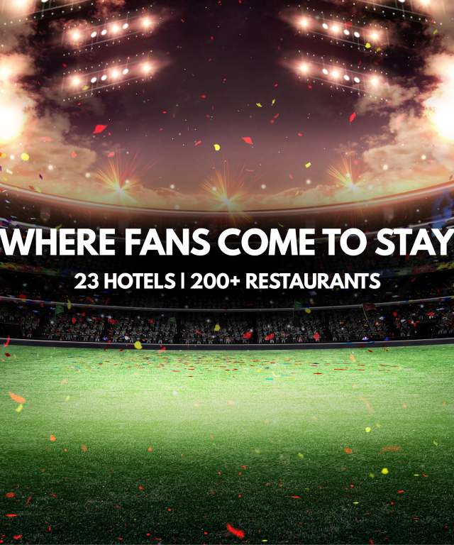 where fans come to stay smaller text