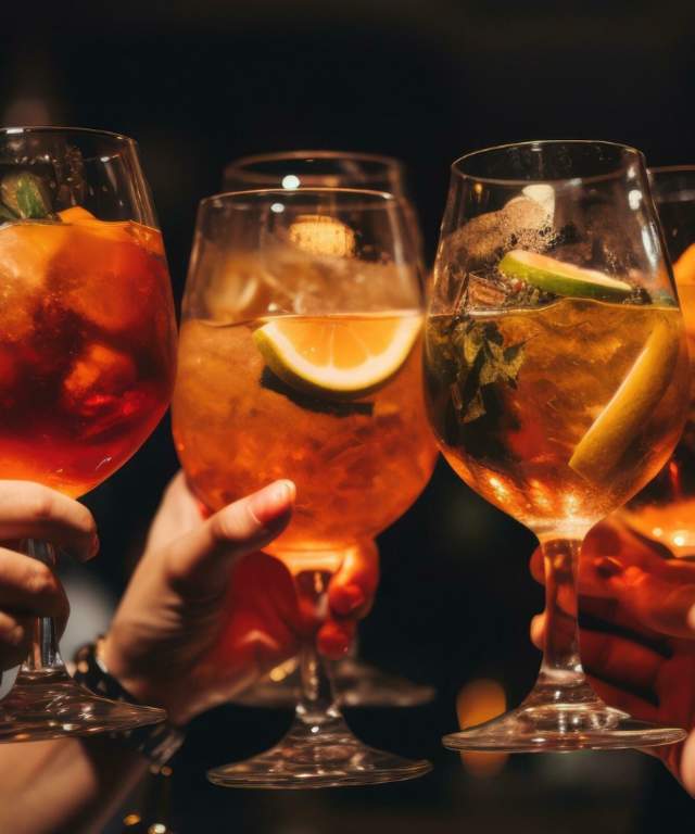 drinks clinking hero