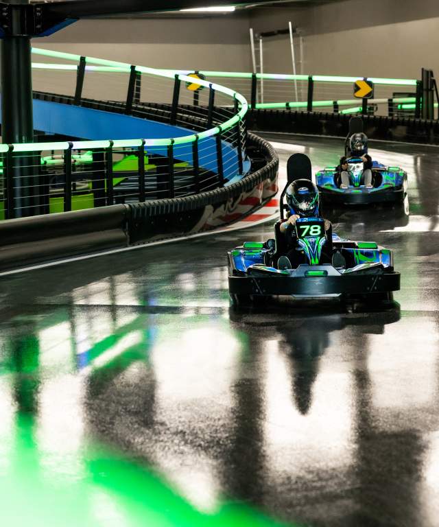 Elevated Entertainment at Andretti Indoor Karting & Games