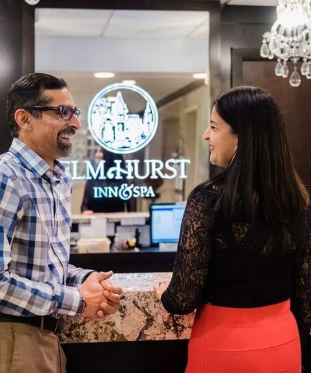 Couple at Elm Hurst Inn