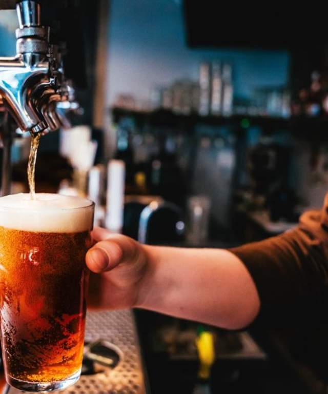 beer on tap