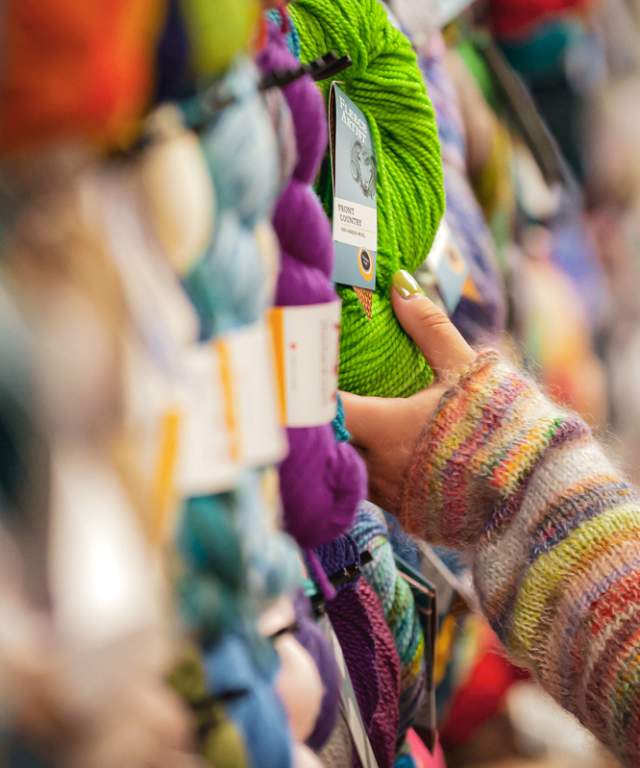 Fibre and fabric - thoughtful artisan wall