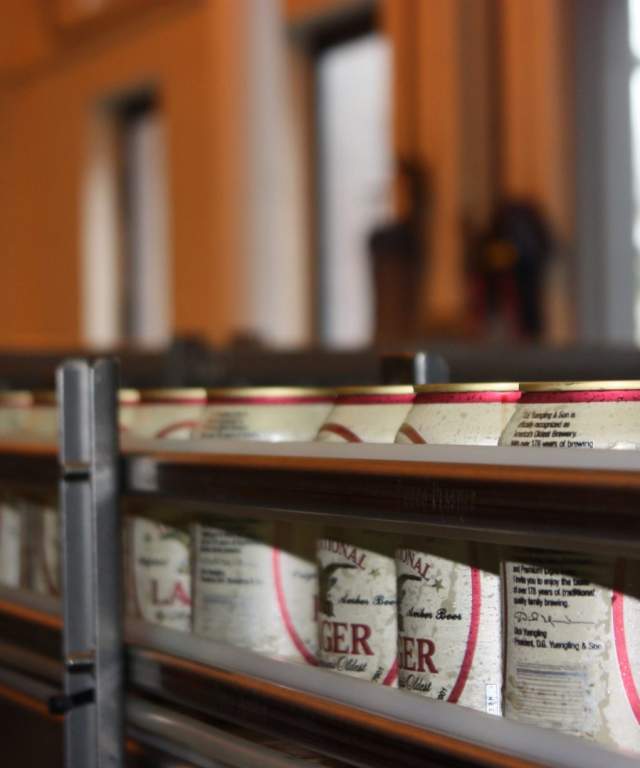 Cans of beer
