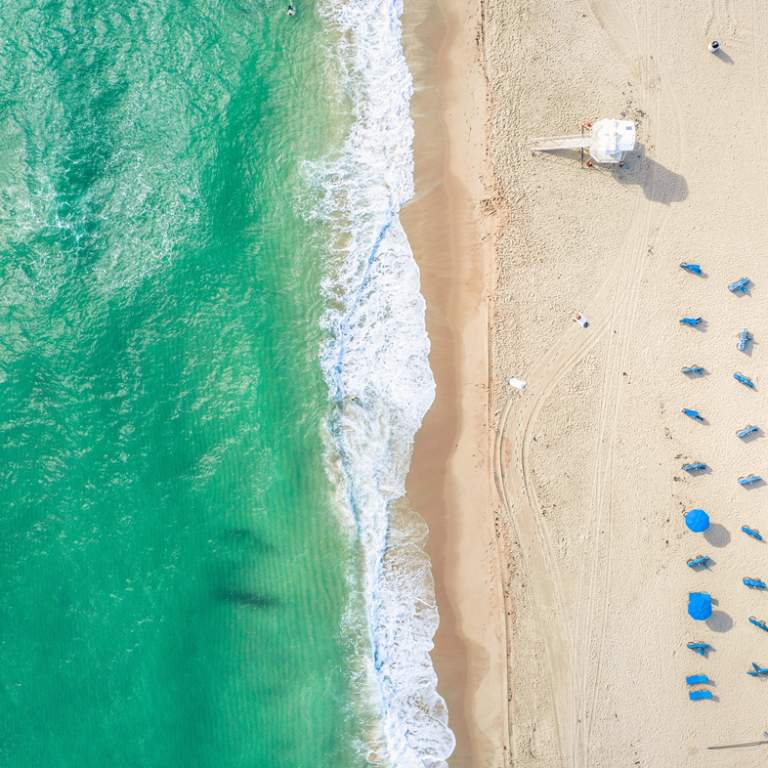 Fort Lauderdale aerial beach