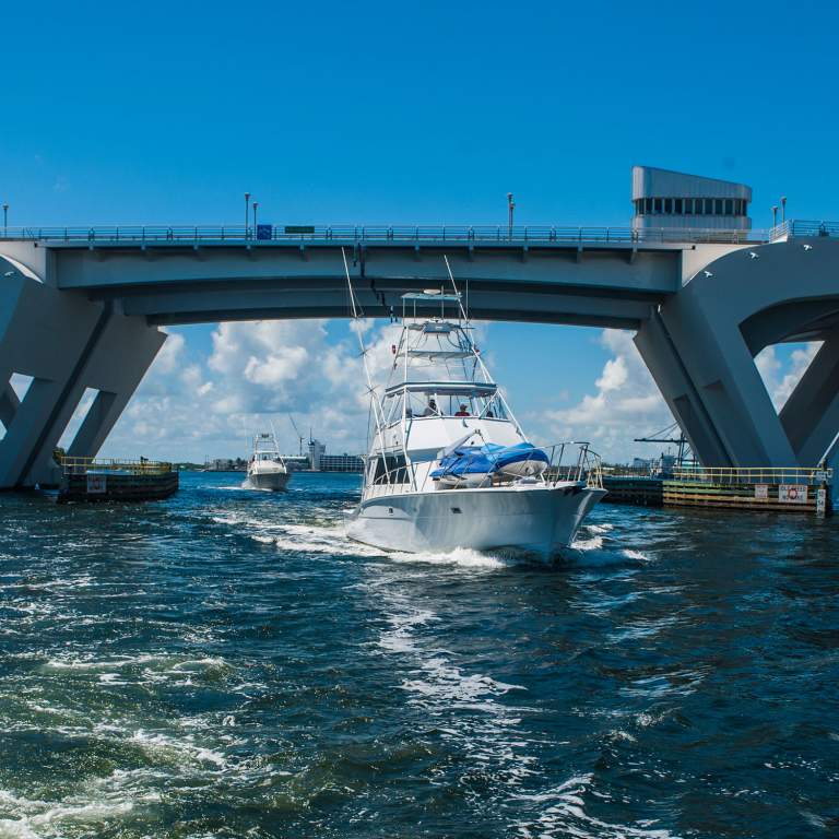 Drawbridge Fishing Boat