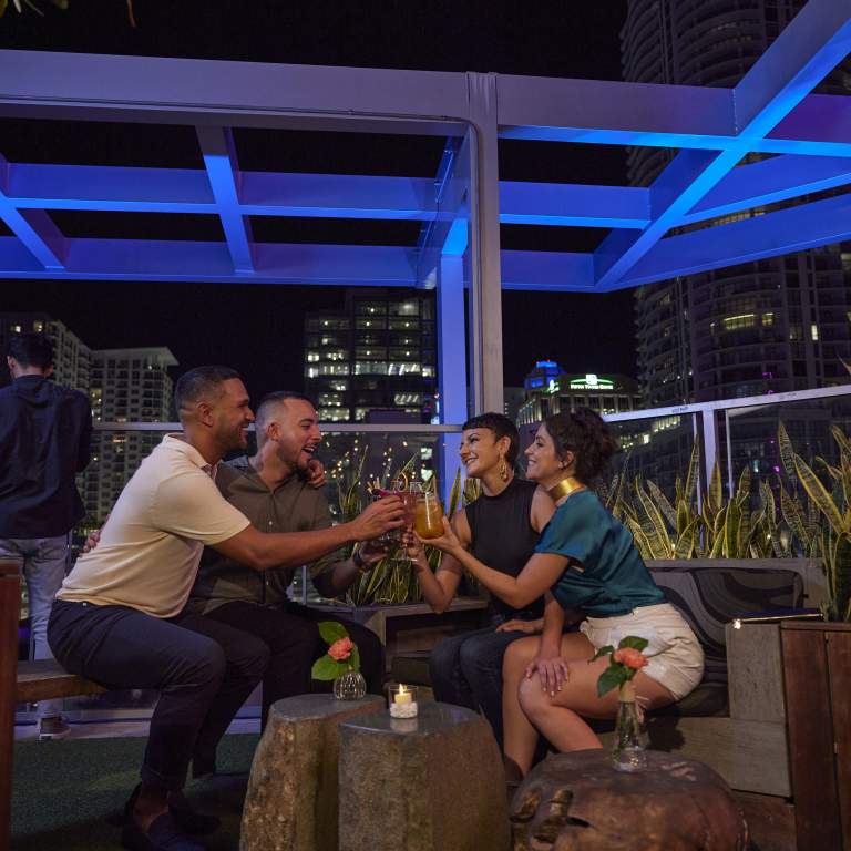 LGBTQ Friends Enjoying the Greater Fort Lauderdale Night Life