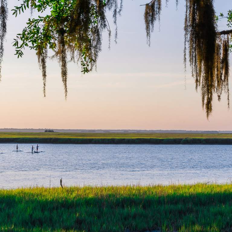 Paddleboarding in the Golden Isles