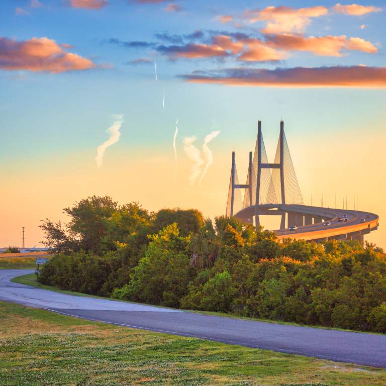 Bridge to Jekyll Island, Georgia