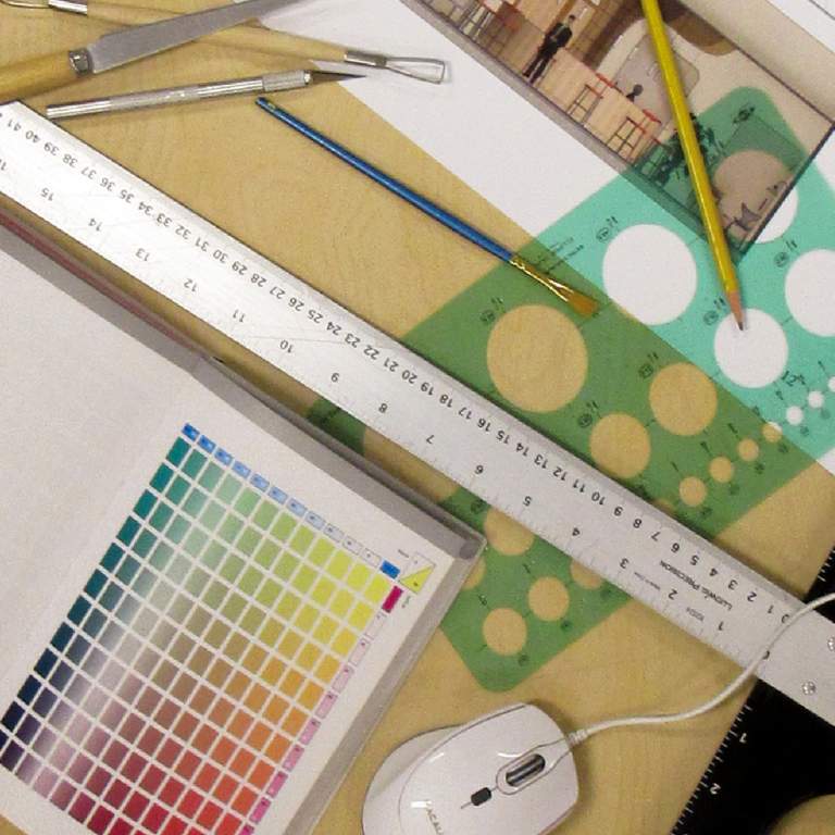 photo of art supplies