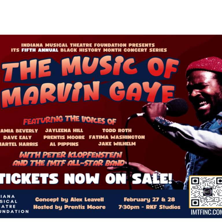 Celebrate Marvin Gaye at Indiana Musical Theatre Foundation's home base, RKF Studios