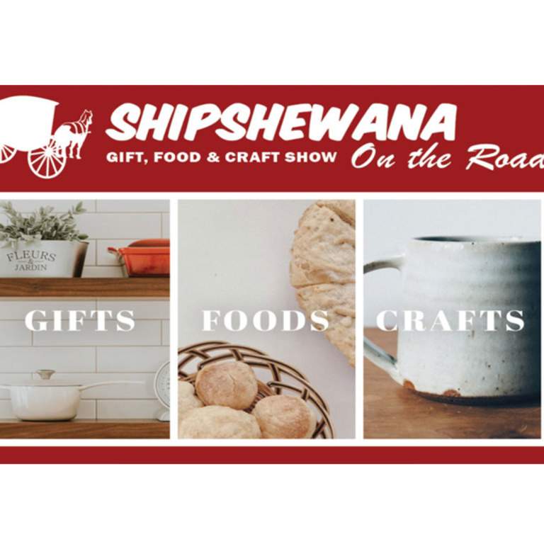Promotional image for Shipshewana on the Road 2026