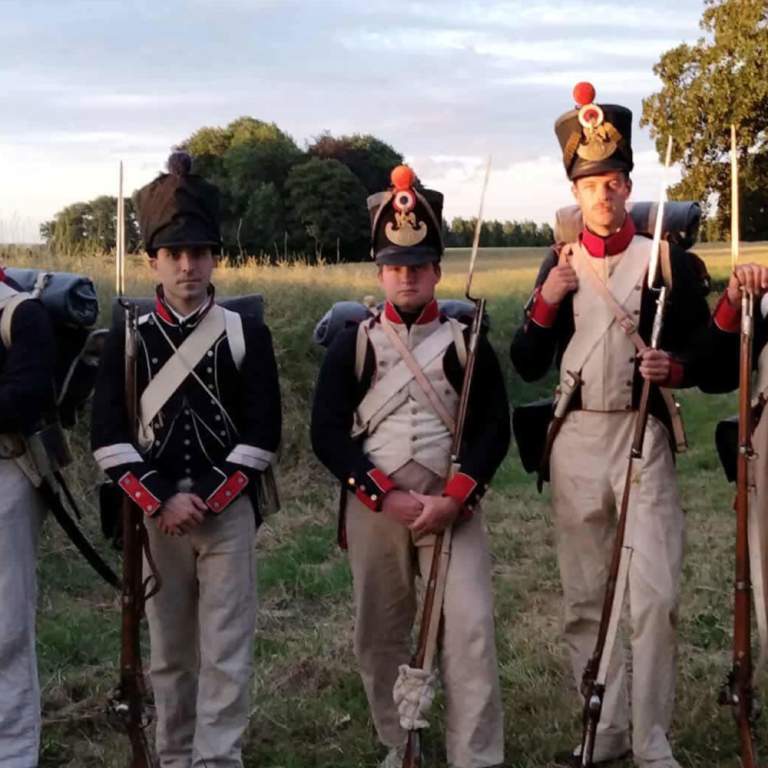 People enjoying time at the Napoleonic War Garrison