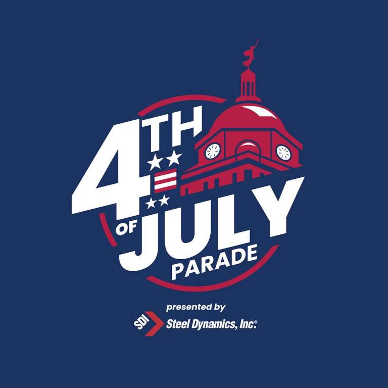 Promotion image for 4th of July parade in downtown Fort Wayne