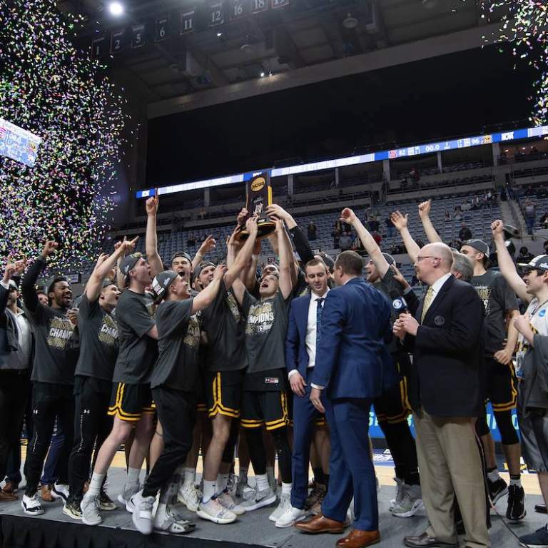 Promotional image for the NCAA Division III Men's Basketball Quarterfinals and Semifinals