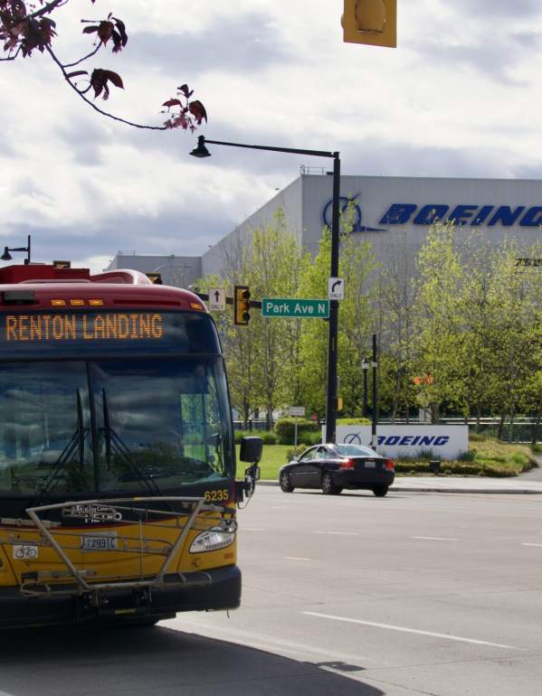 Bus at Renton Landing