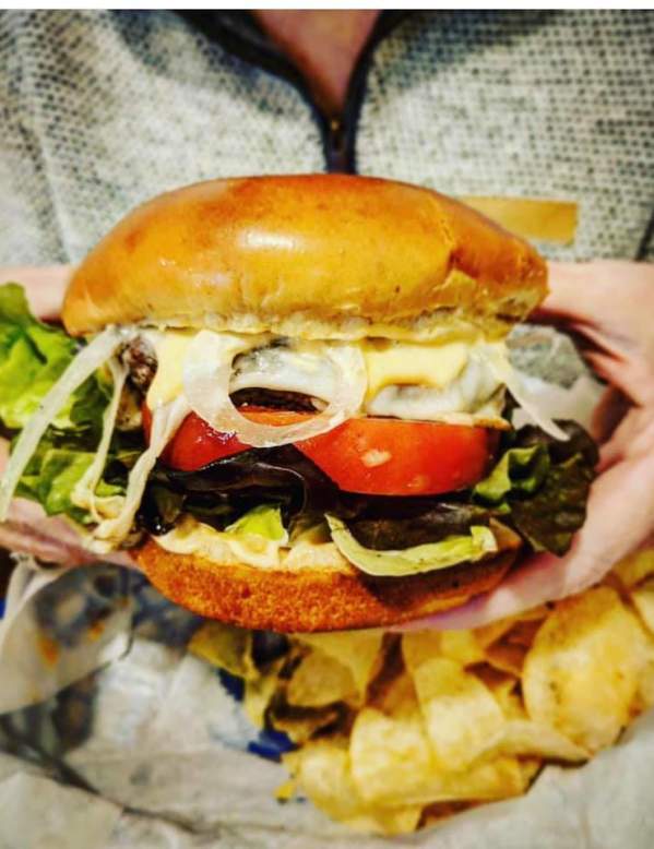 Cheeseburger from Monica's Burger in Beaumont