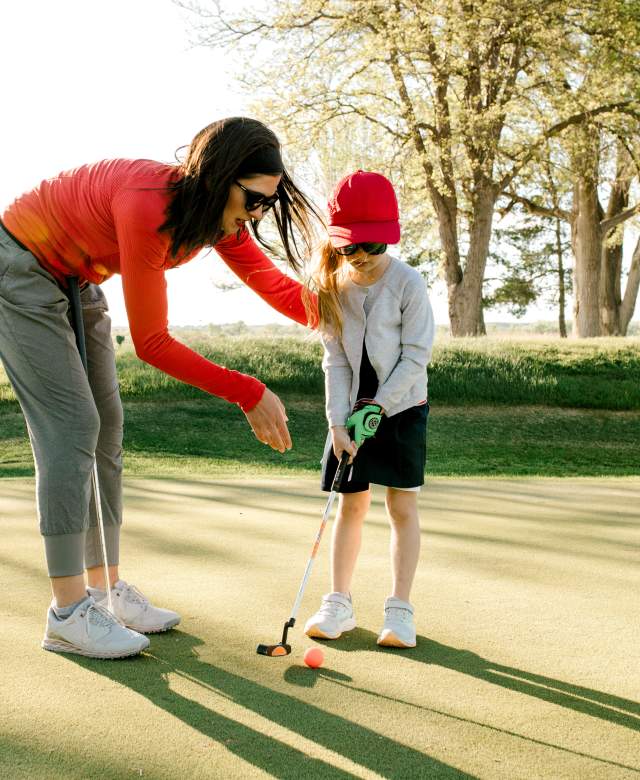 Family Golfing
