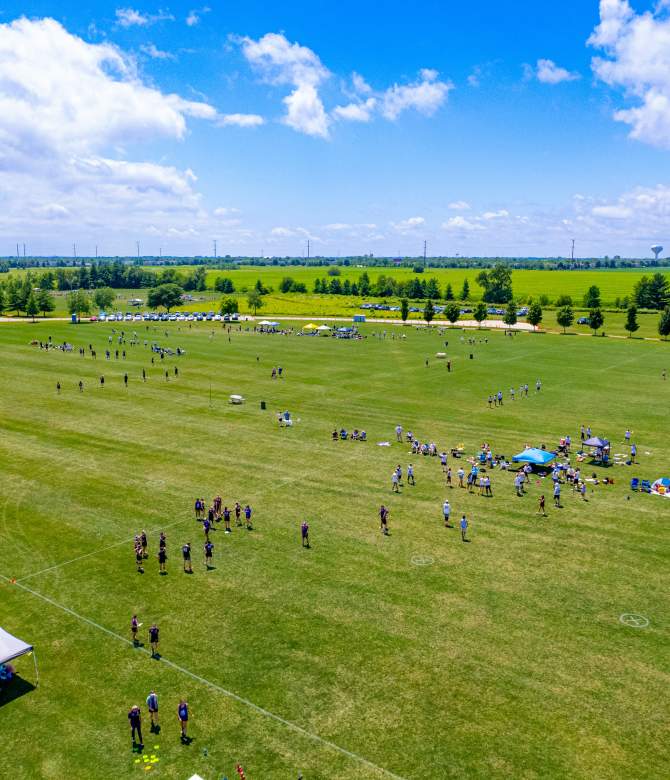 Stuart Sports Complex, aerial overview