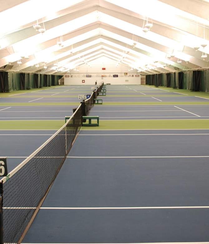 tennis courts