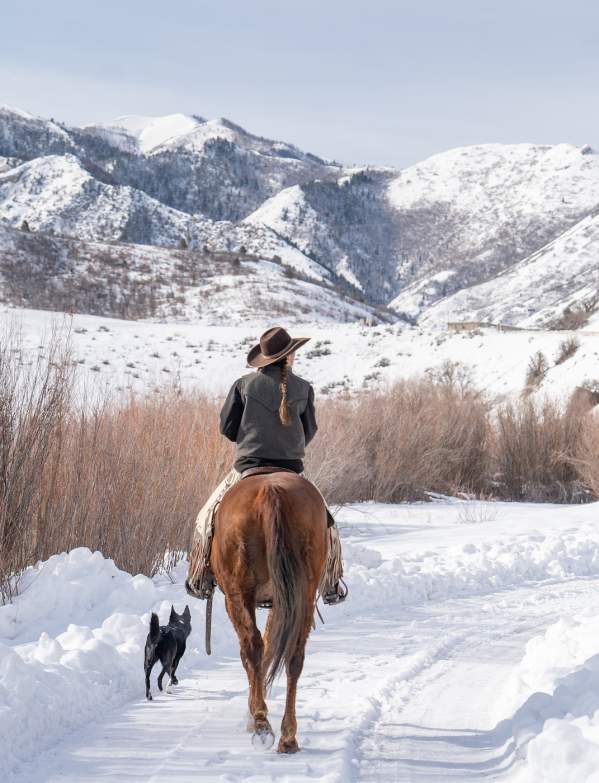 Winter Horseback Riding