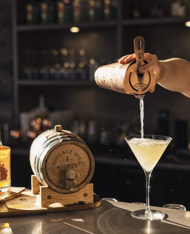 Cocktail Pouring at Forbidden Spirits Distilling Co