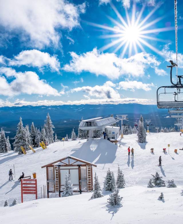 It's almost ridiculous - The snowscape is amazingly pure across the ski resorts in Kelowna and the Okanagan Valley.