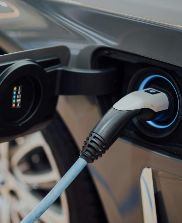 EV Charging Stock Image