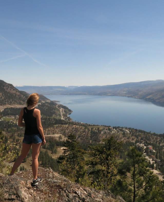 The view from Pincushion hike in Peachland, BC
