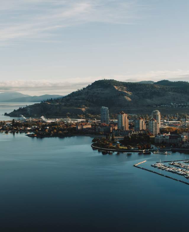 Downtown Kelowna (Aerial) (2)