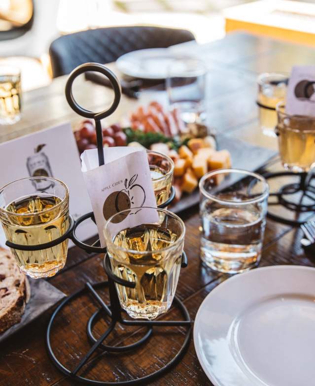 Soma Craft Cidery - Cider Tasting at Table