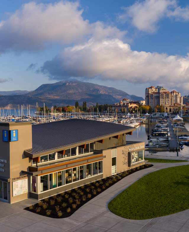 Kelowna Visitor Centre - Aerial (3)