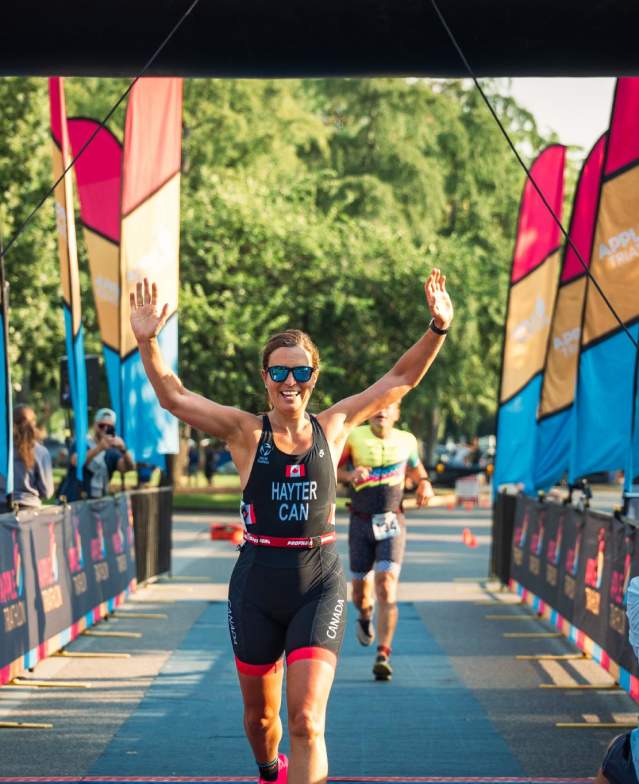 2024 Apple Triathlon Finish Line