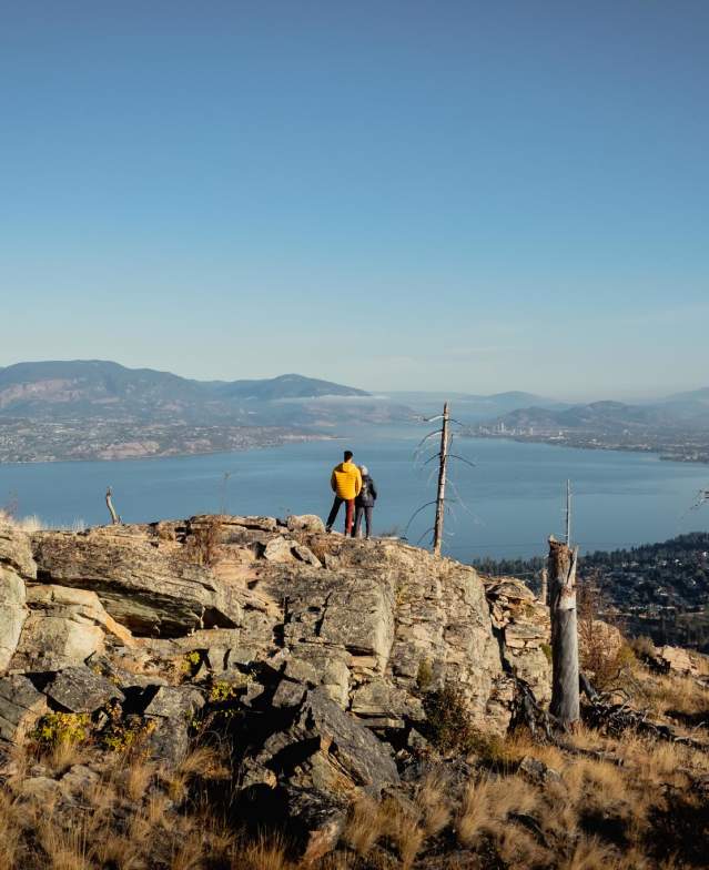 Couple Hiking at Johns Family Nature Conservancy Regional Park Aerial 6