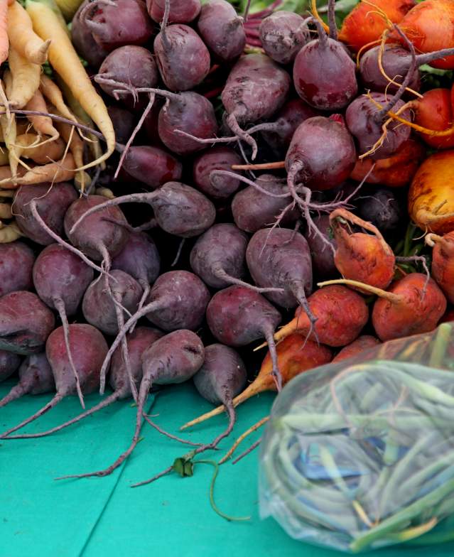 Root Vegetables at Kelowna Farmers' Market