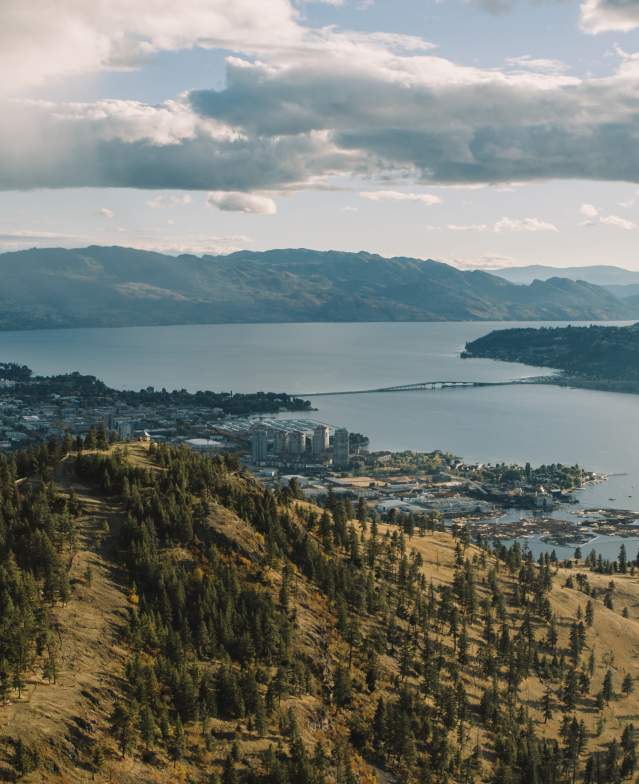 Knox Mountain Aerial
