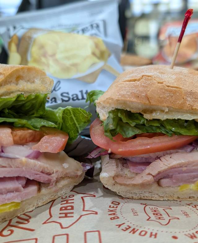 Ham & Turkey Bella Sandwich at Honey Baked Ham